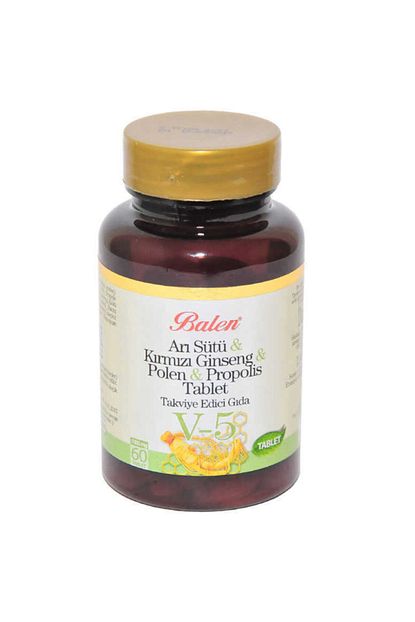 Sedat Baharat Balen Ari Sutu Kirmizi Ginseng Polen Propolis Karisimli Tablet V5 Trendyol