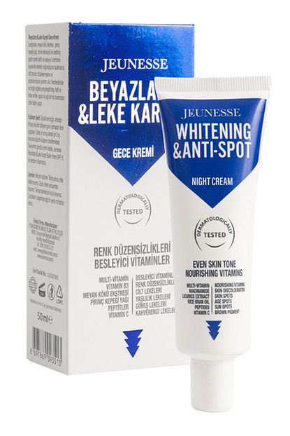 Jeunesse Beyazlatici Ve Leke Karsiti Gece Bakim Kremi 50ml Trendyol