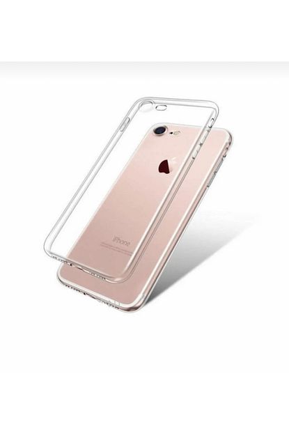 iphone 7 8 sefaf silikon kilif