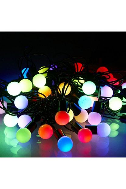 Digerui Dekoratif Mini Ledli Toplar Renkli Rgb Susleme Top 5 Metre 40 Led Trendyol