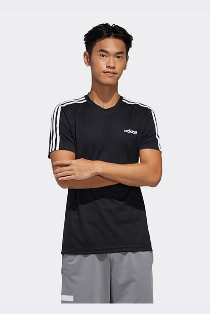 Adidas Erkek Siyah Spor T Shirt M D2m 3s Tee Fl0349 Trendyol