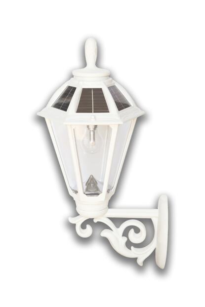 Aker Lighting Gunes Enerjili Solar Beyaz Duvar Aplik Bahce Aydinlatmasi Trendyol