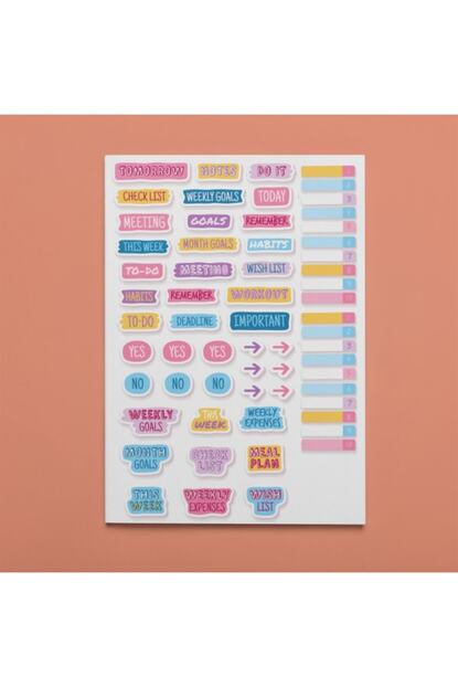 Woohoobox Planlayici Sticker 11 Trendyol