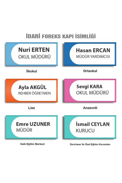 Bursa Okul Gerecleri Okul Kapi Isimligi Trendyol