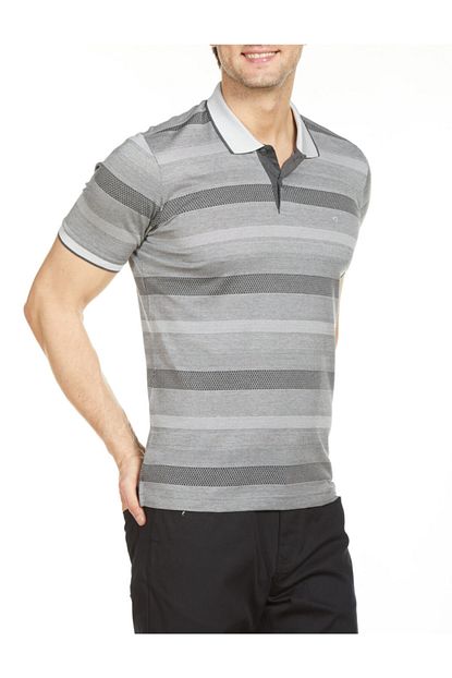 Bisse Erkek Gri Polo Yaka T Shirt Trendyol