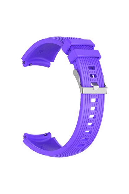 Kny Samsung Galaxy Watch Active 2 20 Mm Icin Cizgili Silikon Kayis Kordon Trendyol