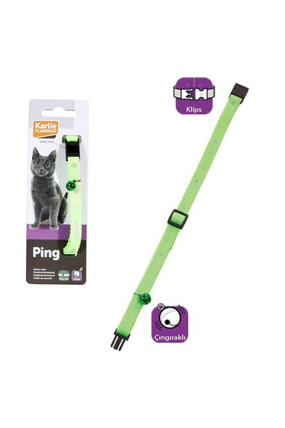 Karlie Cingirakli 30 Cm Yesil Kedi Tasmasi Trendyol