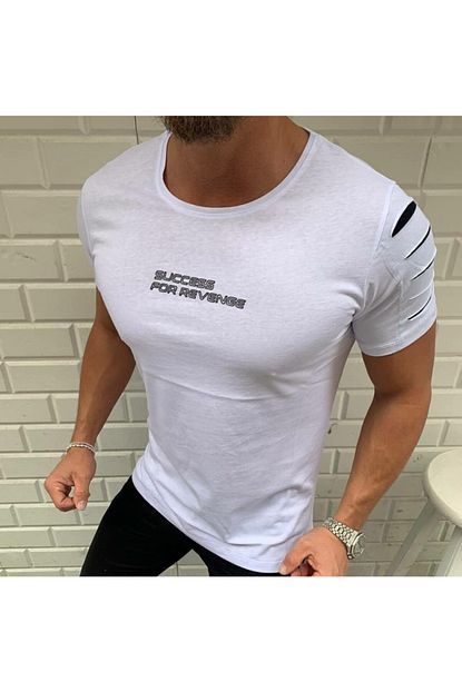 Nisantasi Butik Erkek Beyaz Y 20 20315 T Shirt Trendyol