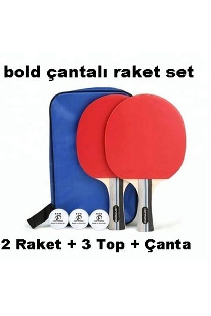 bold masa tenisi ozel cantali 2 raket 3 top fiyati yorumlari trendyol