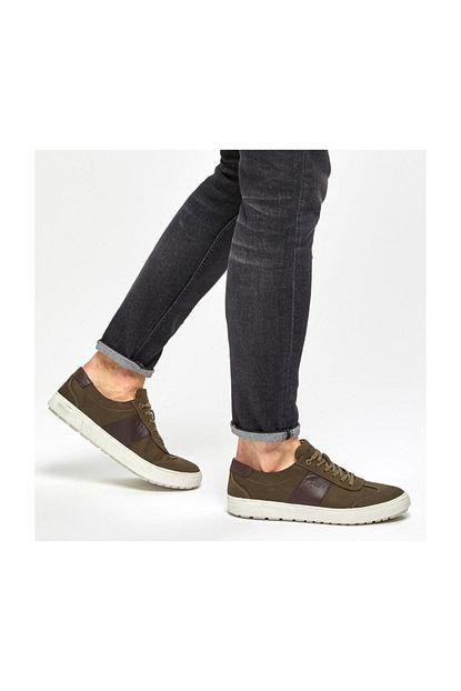 Dockers By Gerli Hakiki Deri Haki Erkek Sneaker 000000000100367776 Trendyol