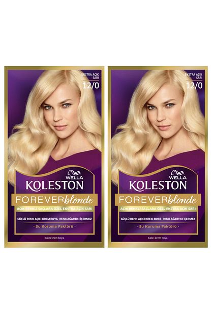 Wella 2 Li Koleston Kit 12 0 Boya Cok Acik Dogal Sari Trendyol