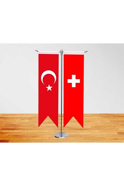 Vatan Bayrak Masa Ustu Kirlangic Isvicre Bayragi Turk Bayragi Ikli T Direk Masa Bayragi Trendyol