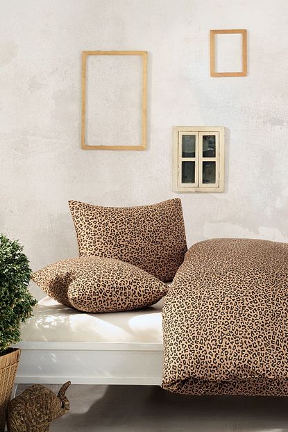 Cote Blanc Leopar 100 Pamuk Ranforce Cift Kisilik Nevresim Takimi 200x220 Trendyol