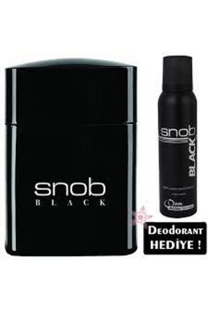 Snob Orijinal Black Erkek Parfum Seti 100ml Edt 150ml Snop Deodorant Trendyol