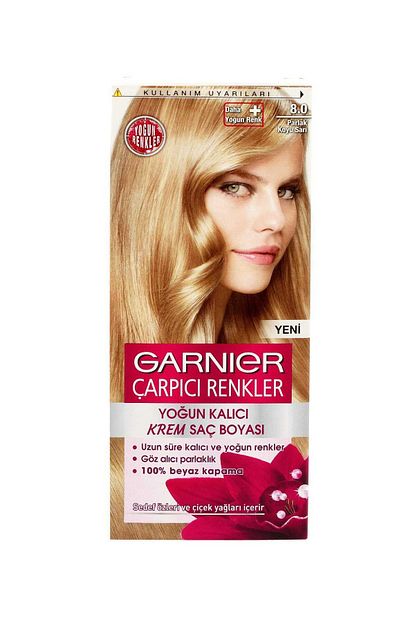 Garnier Sac Boyasi Carpici Renkler 8 Parlak Koyu Sari 3600541137042 Trendyol