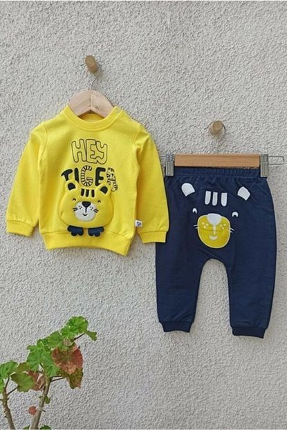 Nazar Cocuk Hey Tigre Ayi Kabartmali 2 Li Bebek Takimi 6 12 18 Ay Trendyol