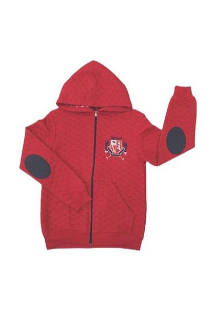 Ozkosekids Erkek Cocuk Kirmizi Polar Dikisli Mevsimlik Hirka Trendyol