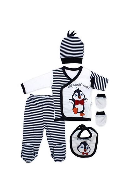 Necix S Bebe Penguenli 5 Li Yenidogan Bebek Takimi K2867 Trendyol