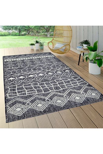 Gizhome 160x230 Cm Scandic Jut Hasir Kilim Gri Hali 2724 Hj8 E Trendyol