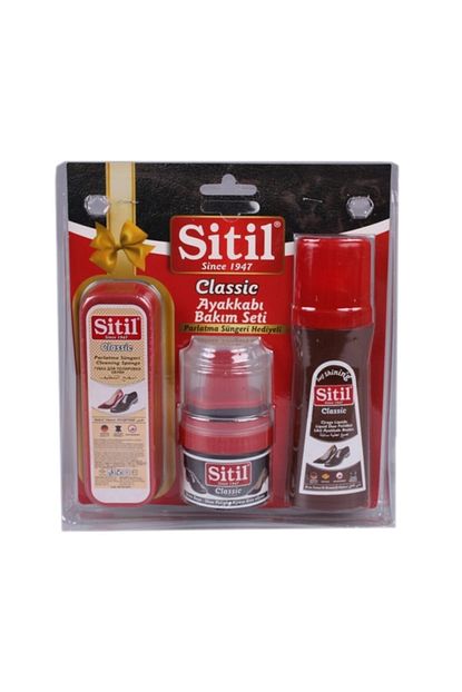 Sitil Ayakkabi Bakim Seti Parlatma Sun 60gr Boya Siyah 80ml Likit Boya K Kahve Trendyol