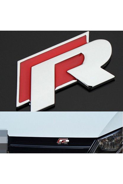 Yekoto Kirmizi R Metal 3d Amblem On Panjur Logosu Trendyol