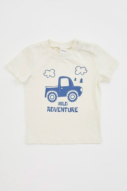 Defacto Erkek Bebek Wild Adventure Baskili Tisort Trendyol