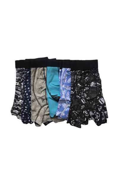 Ilemor Intimate Underwear Erkek Likrali 7li Boxer Desenli Trendyol