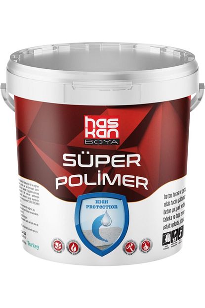Haskan Super Polimer Zemin Teras Kort Boyasi 20 Kg Trendyol