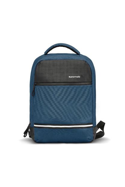 Promate Notebook Laptop Sirt Cantasi Seyahat Ve Is Icin Guvenlikli Cepli 13 Inc Mavi Trendyol