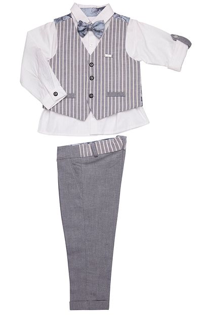 Babydola Erkek Bebek Lacivert Takim Elbise 3 Lu Set Trendyol