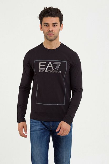 Ea7 Erkek Bisiklet Yaka T Shirt Trendyol