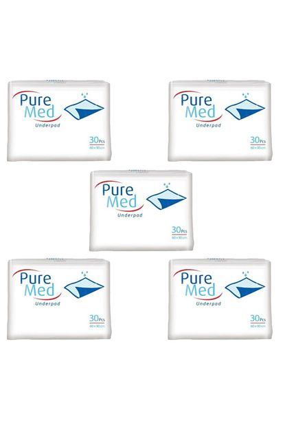 Puremed Hasta Alti Bezi Yatak Koruyucu Ortu 60x90 Cm 30 Lu 5 Paket 150 Kullanim Trendyol