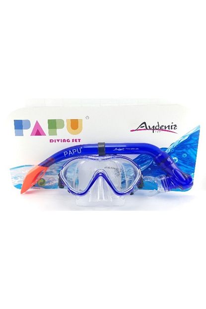 Papu Lacivert Cocuk Maske Snorkel Seti Trendyol