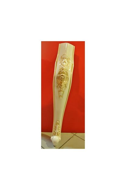 Azimkar Hirdavat Dekoratif Plastik Lukens Gul Desenli Masa Ayagi Altin Varak 75 Cm 4 Adet Trendyol