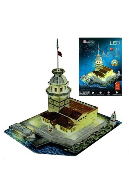 Cubic Fun Kiz Kulesi Led Isikli 3d Puzzle Trendyol