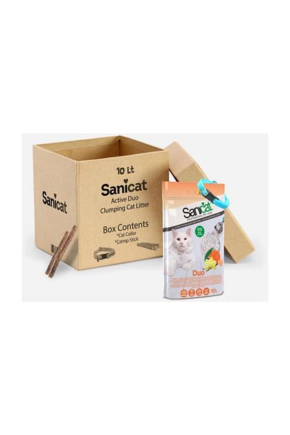 Sanicat Duo Mandalina Ve Vanilya Kokulu Ince Kedi Kumu 10 Lt Trendyol