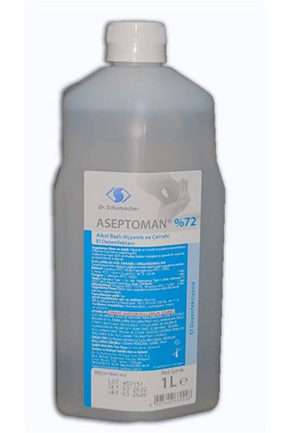 Dr Schumacher Aseptoman 72 Alkol Bazli Hijyenik Ve Cerrahi El Dezenfektani Trendyol