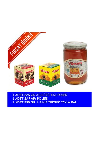 Yorem 225 Gr Balpolen Ari Sutu 100 Gr Polen 850 Gr Suzme Bal Yorem Trendyol