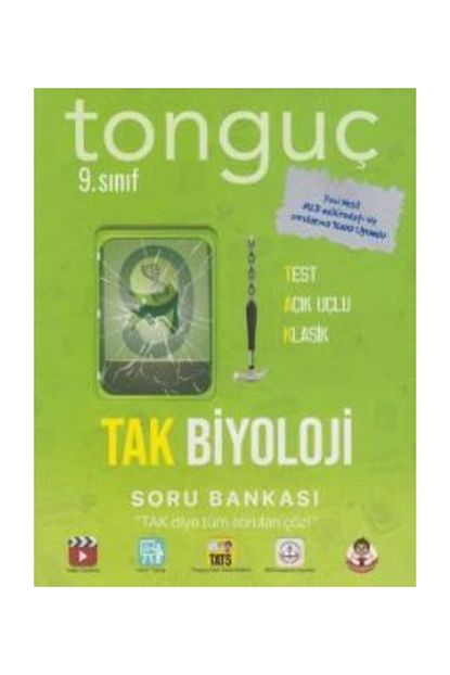 Tonguc Akademi Yayinlari Tonguc 9 Sinif Tak Biyoloji Soru Bankasi Trendyol