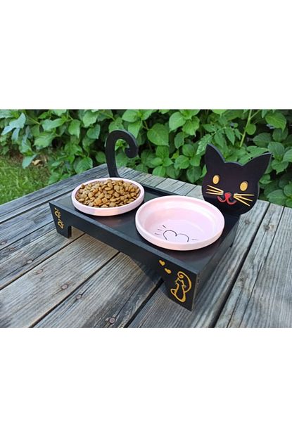 Toprak Art Kedi Seramik Mama Kabi Trendyol