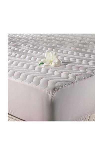 Nevresim Dunyasi Sivi Gecirmez Kapitoneli Fitted Lastikli Tek Kisilik Yatak Pedi Alez 100x200 Trendyol