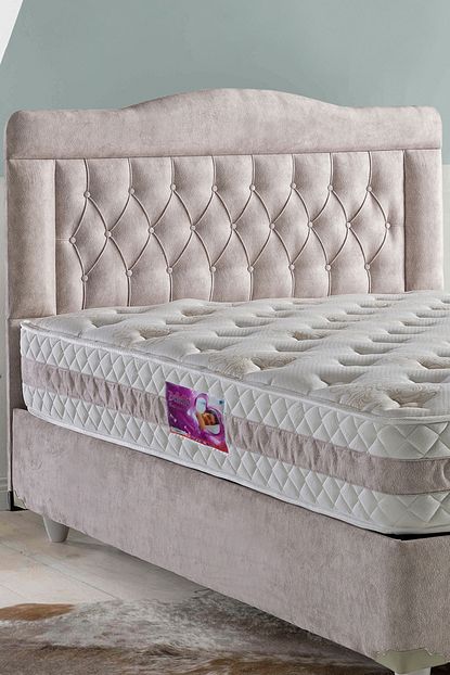 Belletto Tek Kisilik Vogue Lux Krem Kumas Baza Ve Baslik 90 X 200 Trendyol