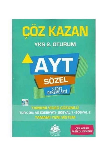 Coz Kazan Yayinlari Ayt Sozel 5 Li Deneme Sinavi Yeni Trendyol