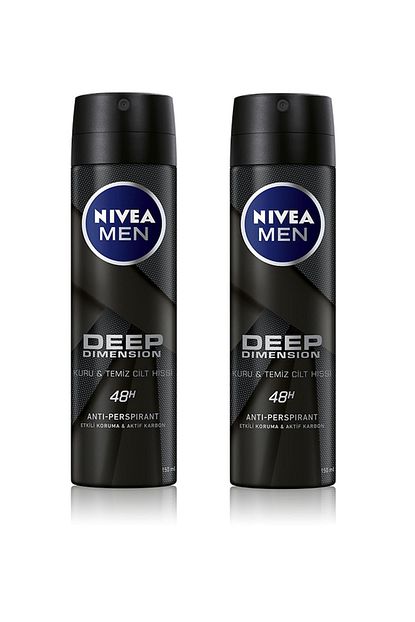 Nivea Deodorant Deep Dimension 150ml Erkek Deodorant X 2 Adet Trendyol