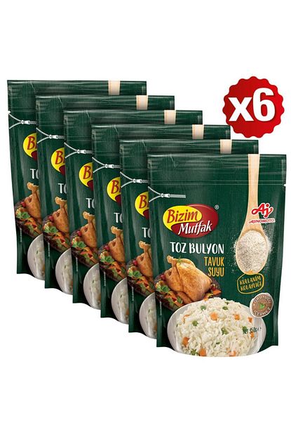 bizim mutfak toz tavuk suyu bulyon 150 gr 6 li paket fiyati yorumlari trendyol