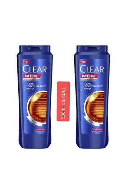 clear 2 adet clear men 500ml sampuan sac dokulmesine karsi fiyati yorumlari trendyol