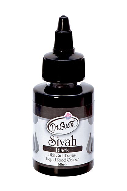 Dr Gusto Su Bazli Likit Gida Boyasi Siyah 60 Gr Trendyol
