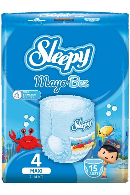 Sleepy Mayo Kulot Bez 4 Beden Maxi 15 Adet 7 14 Kg Trendyol