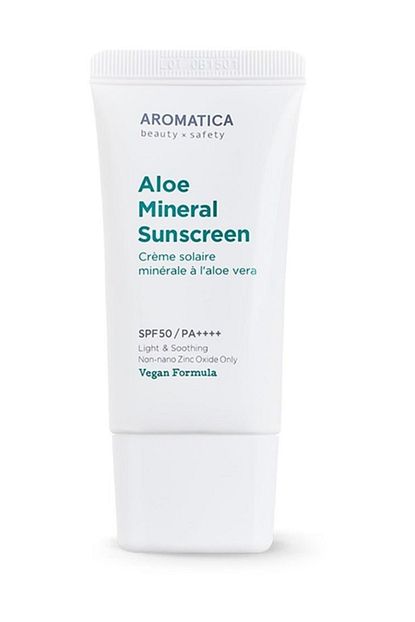 Aromatica Aloe Mineral Sunscreen Spf50 Aloe Fiziksel Gunes Koruma Trendyol