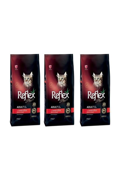 Reflex Plus Kuzu Etli Yetiskin Kedi Mamasi 1 5 Kg 3 Lu Set Trendyol